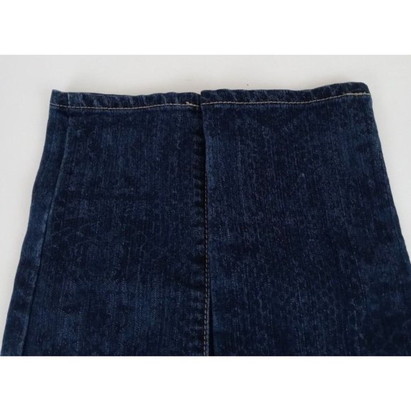 Twentyone Black Distressed Whiskered Skinny Jeans With Snakeskin Design 9/10R - Picture 5 of 9